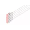 Tinklo kabelis Digitus CAT 6 U/FTP plonas komutacinis kabelis RJ-45 Cat6 10 m pilkas