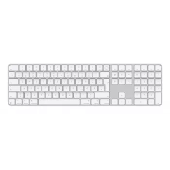 Klaviatūra Apple Magic MXK73D/A universali USB + Bluetooth QWERTZ vokiečių k. balta