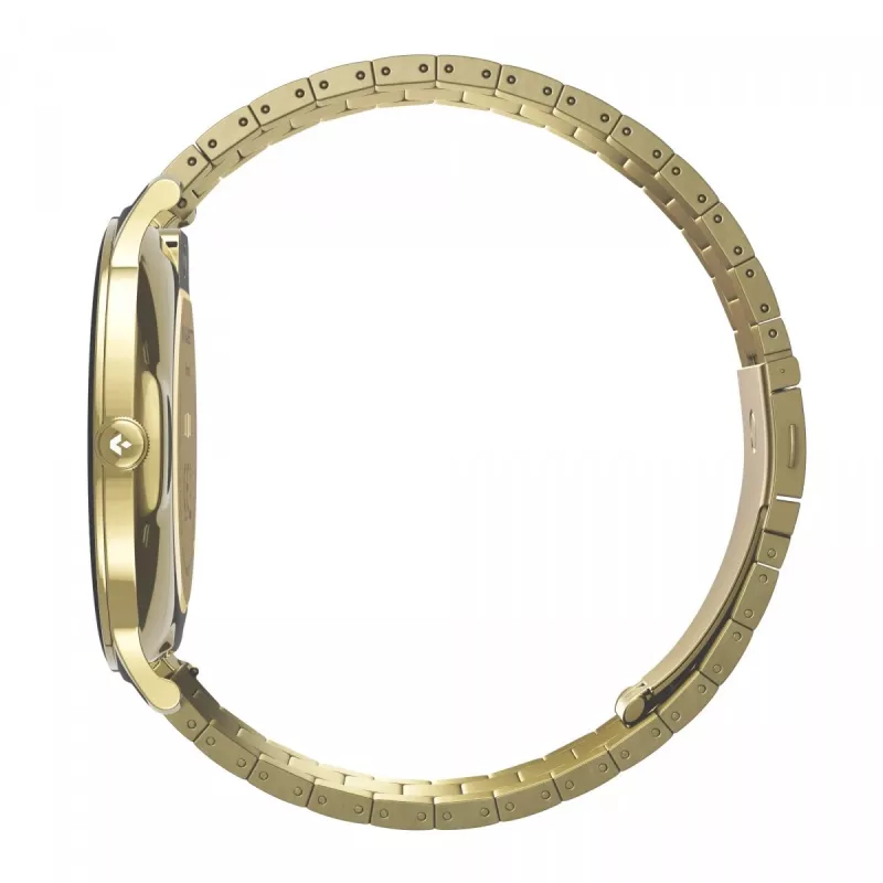 Išmanusis laikrodis Garett Verona 2 Gold Steel su Bluetooth ir širdies ritmo monitoriumi