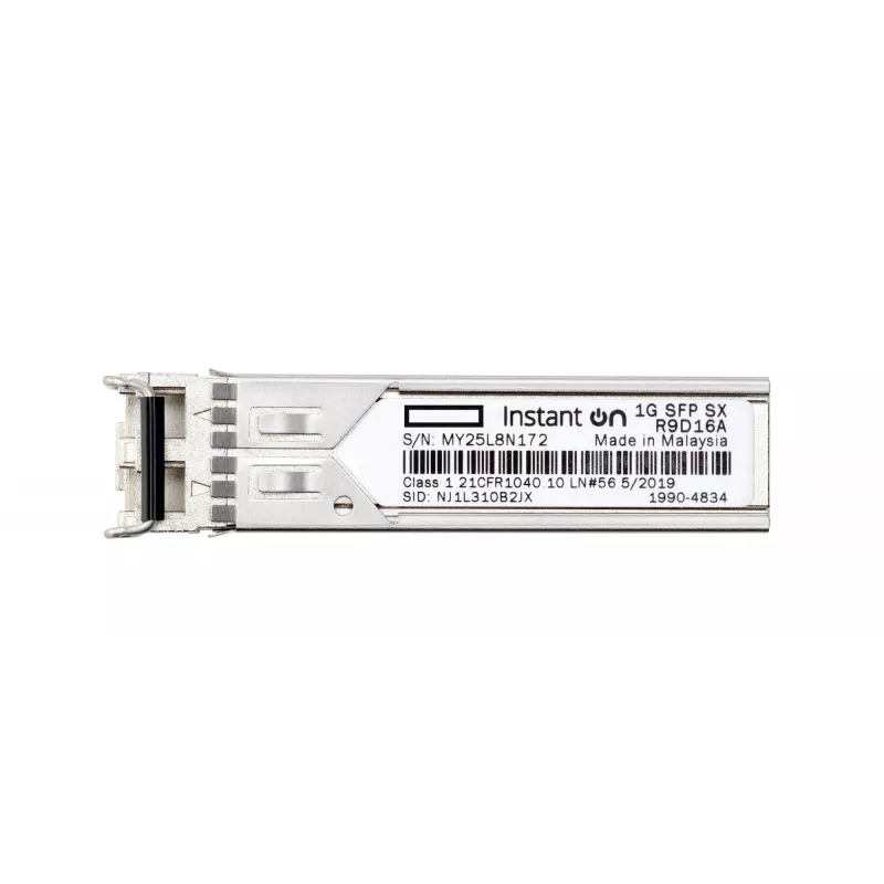 HPE Networking Instant on 1G SFP LC SX siųstuvas-imtuvas, skirtas jungtims iki 500 metrų (R9D16A)