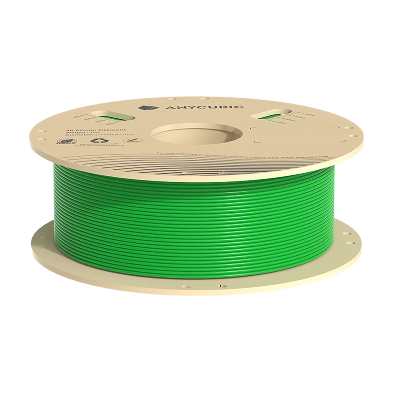 PLA siūlo ritė 1 kg AnyCubic žalia 1,75 mm FDM 3D spausdintuvams