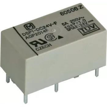 Panasonic PCB relė 5 V/DC 5 A 1 normaliai atviras kontaktas, 1 normaliai uždaras kontaktas DSP15FD 1 vnt. (DSP15FD)