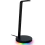Razer Base Station V2 Chroma, juoda, 2 x USB 3.1 prievadai, 1 x 3,5 mm kombinuotas prievadas su įmontuotu DAC, 7.1 erdvinis garsas, Razer Chroma™ RGB, aliuminio konstrukcija, neslystanti bazė