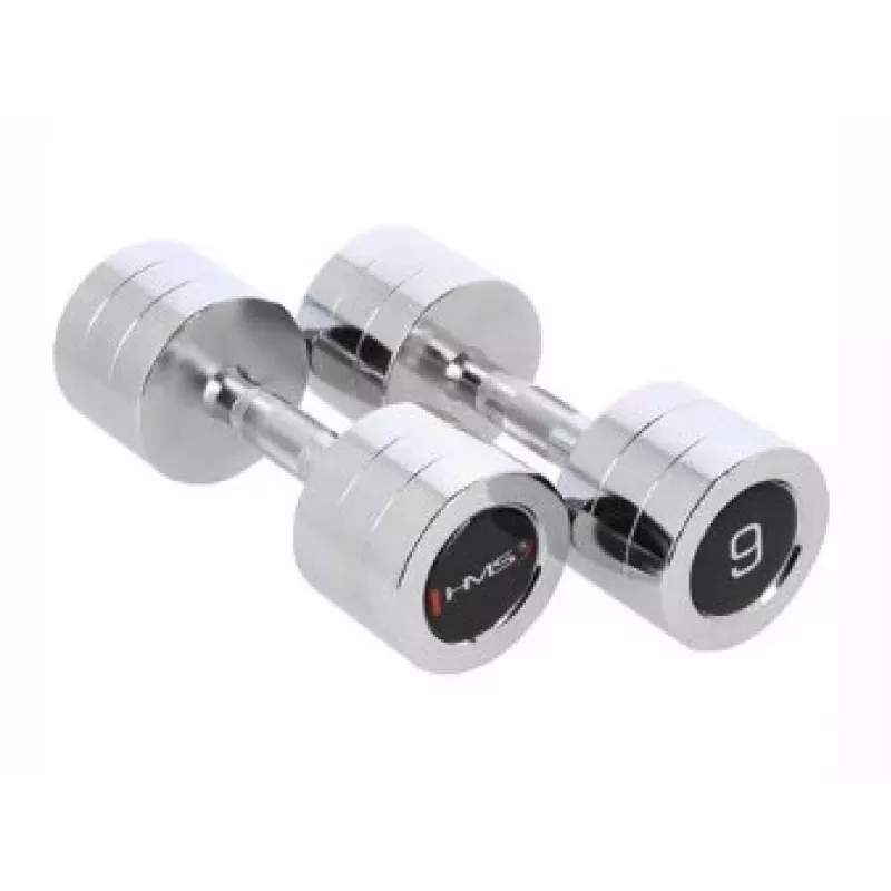 HMS Fitness CHD09 fiksuoto svorio hantelis 9 kg 2 vnt.