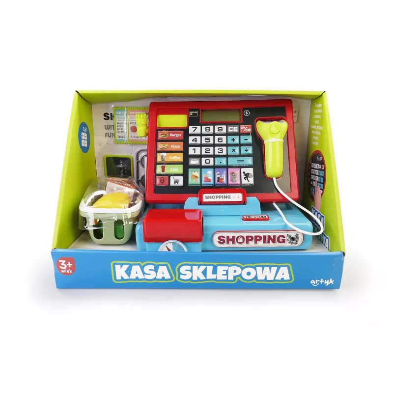 Kasos aparatas su skeneriu ir svarstyklėmis