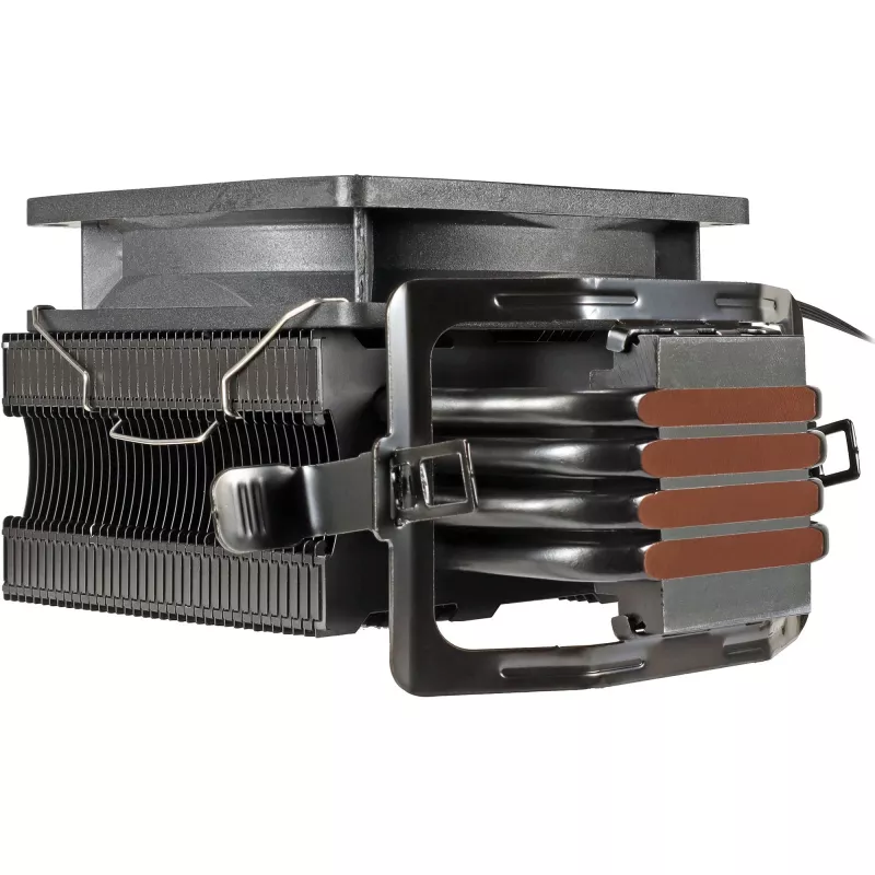 Oro aušintuvas INTER-TECH 4P90 Bulk, 92 mm hidraulinis ventiliatorius, 125 W TDP, suderinamas su AM5/AM4/AM3 ir LGA 1700/1200/115x/775