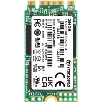 Transcend 256 GB vidinis M.2 SATA SSD 2242 TS256GMTS570TI-VS1 (TS256GMTS570TI-VS1)