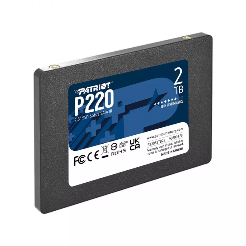 Patriot P220S2TB25 saugojimo diskas 2 TB SATA 6Gb/s
