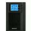 Qoltec 53042 nepertraukiamo maitinimo šaltinis (UPS) Dvigubo keitimo (Online) 1 kVA 800 W 2 AC lizdai