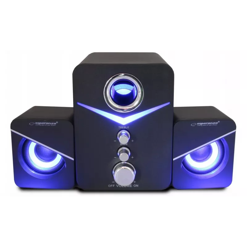 Esperanza EP153 USB 2.1 garsiakalbių rinkinys 6 W Juoda