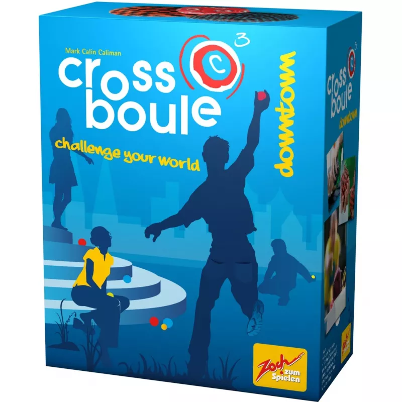 Crossboule Set Downtown, įgūdžių žaidimas mėlynas/raudonas