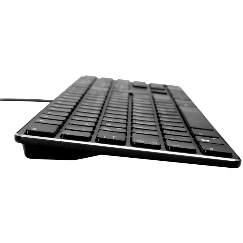 Klaviatūra SPEEDLINK SL-640010-BK USB vokiška juoda viso dydžio 110 klavišų