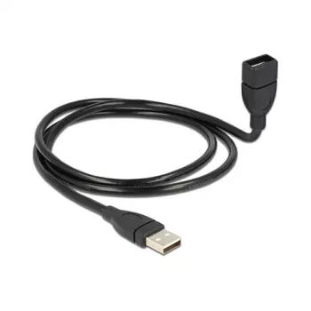 USB kabelis DeLOCK 1m USB 2.0 USB A juodas