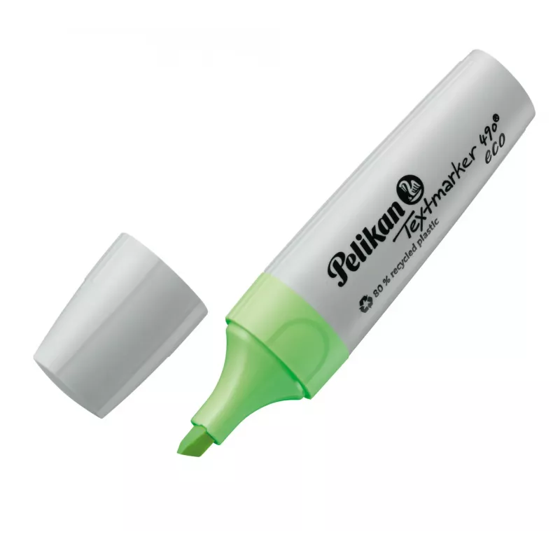 Marker Pelikan Textmarker 490 eco 4 vnt. Chisel tip Žalia Oranžinė Rožinė Geltona