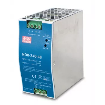 PLANET PWR-240-48 maitinimo blokas 240 W mėlynas, pilkas