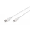 Assmann USB jungiamasis kabelis. tipas A - B M/M. 1,8 m. tinkamas USB 2.0. UL. smėlio spalvos (AK-300102-018-E)