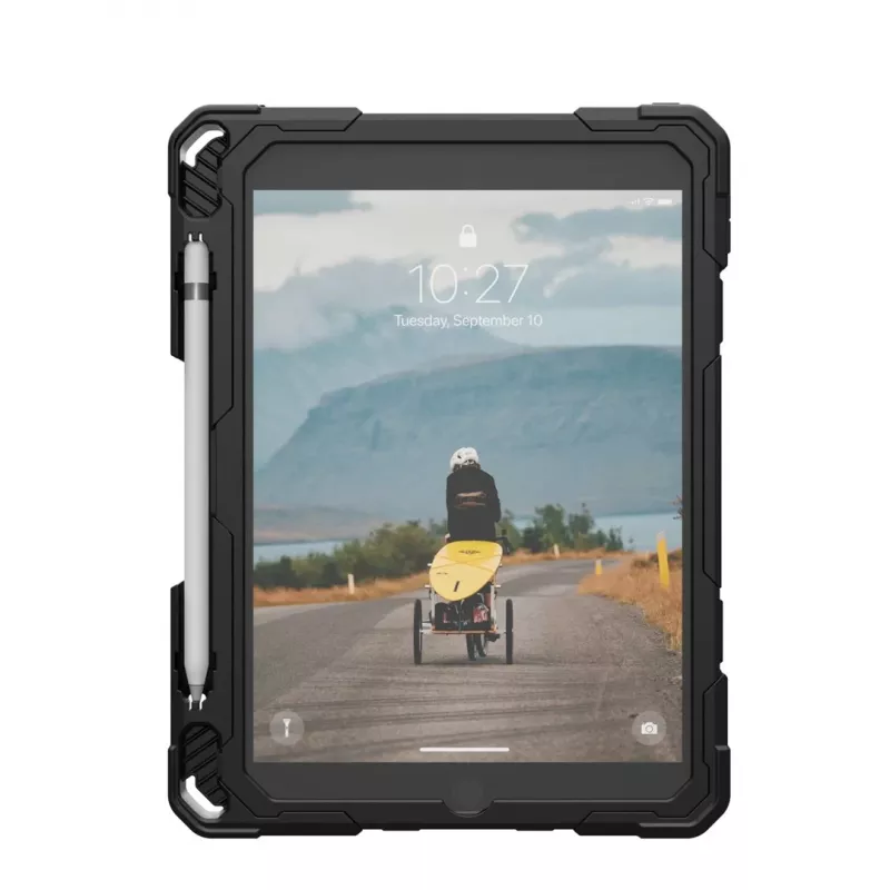 Planšetės buferinis dėklas Urban Armor Gear Plasma Healthcare, skirtas Apple iPad 10,9 colio (10-os kartos, 2022 m.) — 27,7 cm, stovo režimas, 0,49 kg
