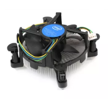 Intel E97379-003 kompiuterio aušinimo sistema Procesoriaus oro aušintuvas Aliuminis, Juodas