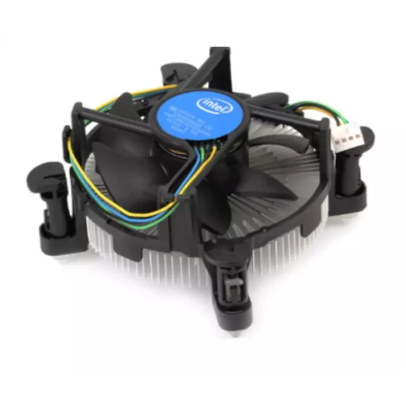 Intel E97379-003 kompiuterio aušinimo sistema Procesoriaus oro aušintuvas Aliuminis, Juodas