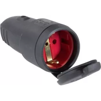 as - Schwabe 60415 Įžemintas movos kontaktas 230 V Juodas IP44 (60415)