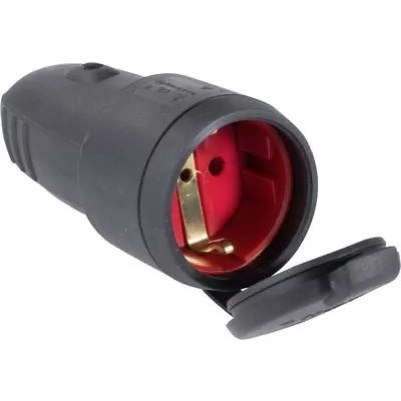 as - Schwabe 60415 Įžemintas movos kontaktas 230 V Juodas IP44 (60415)
