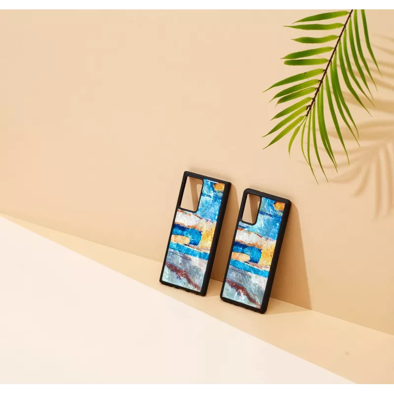 Apsauginis dėklas iKins Samsung Galaxy Note 20, dangaus mėlynumo, plonas