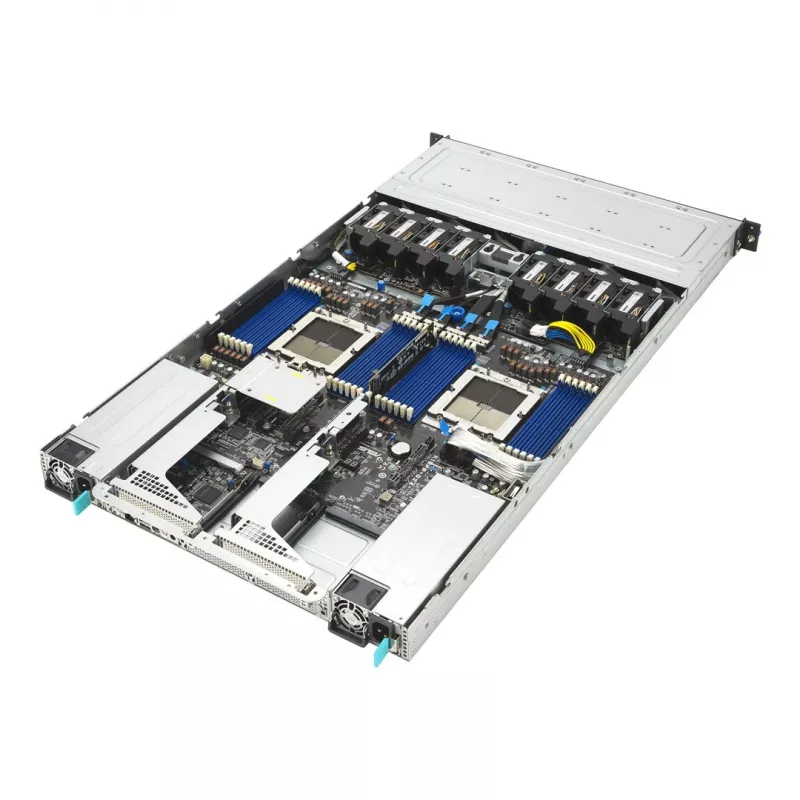 Stovo 1U stalinis kompiuteris ASUS ExperCenter Pro ERA100A B6 — Intel Core i5, 8GB DDR5, 4×2,5 colio skyriai, 500W PSU, 1×PCIe 5.0 x16, 3×RJ‑45