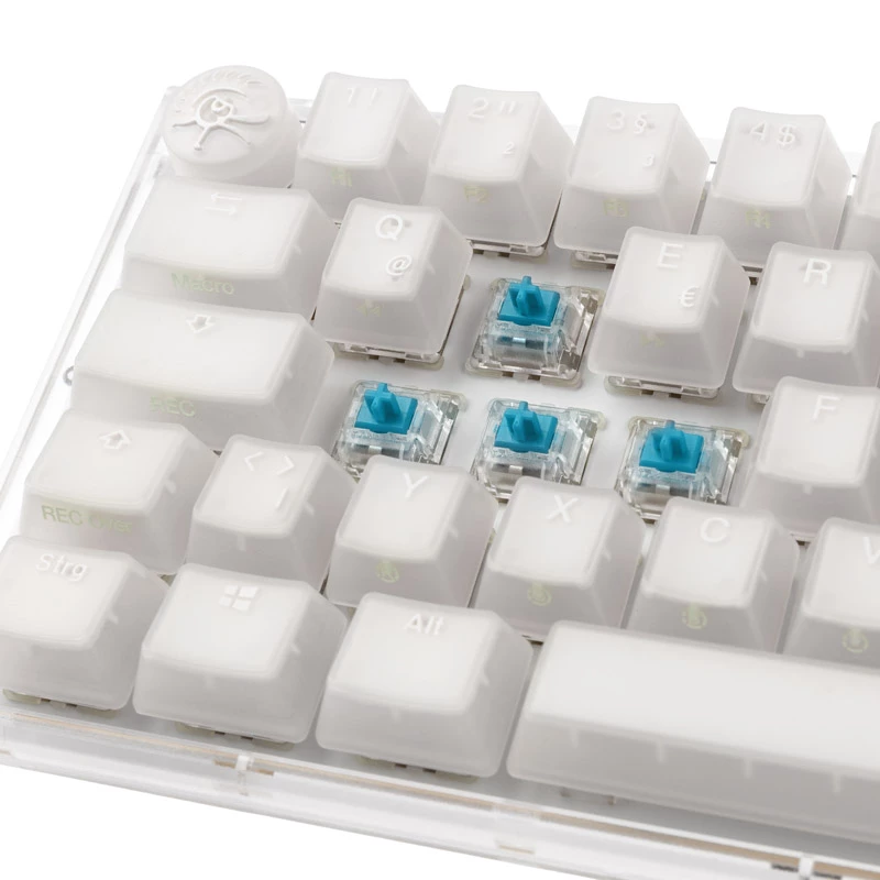 Ducky One 3 Mini klaviatūra, skirta žaidimams, USB, balta