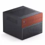 Jonsbo N4 Microtower korpusas juodas patvarus plieninis kompaktiškas PC korpusas