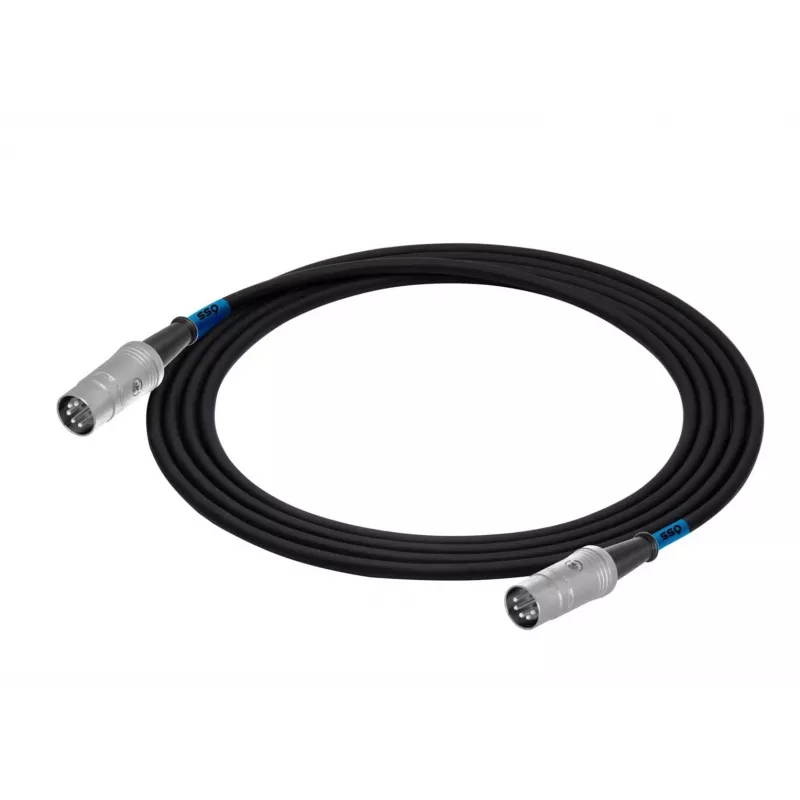 SSQ MIDI2 SS-1418 kabelis MIDI (5 kontaktų) – MIDI (5 kontaktų) 2 m juodas