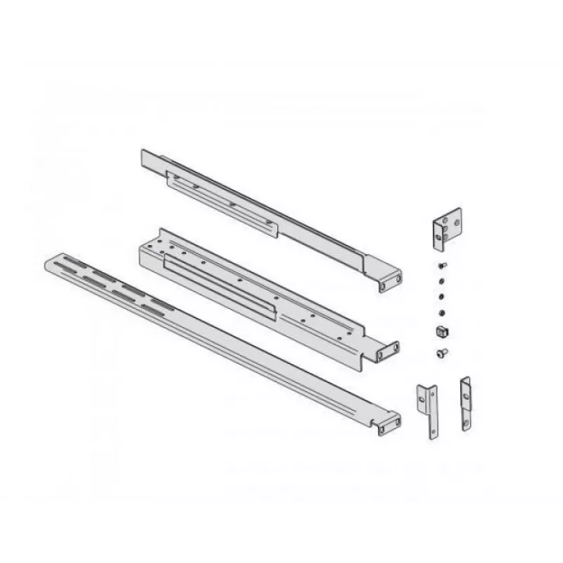 Stovo tvirtinimo komplektas EVER UPS, modelis W/OP-ZA00-0002/00, reguliuojamas 800–1200 mm bėgių atstumas, sidabrinis