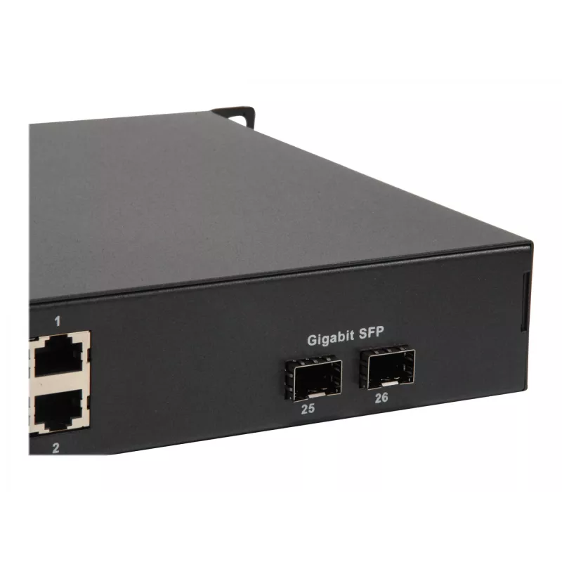 Nevaldomas komutatorius LevelOne FGP-2602W380 26 prievadų Fast Ethernet PoE