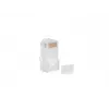 LANBERG RJ-45 laido jungtis PLU-6000, skirta Cat6 U/UTP kabeliams, permatoma / balta, pakuotė po 100 vnt.