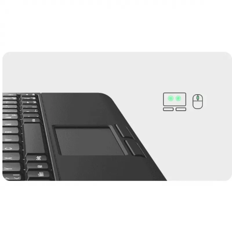 KeySonic KSK-3210ELU (DE) klaviatūra Namams USB QWERTZ Vokiška Juoda