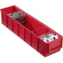 Laikymo dėžė allit 456541 91 x 400 x 81 mm raudona