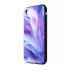 Apsauginis stiklas Tellur Cover Glass print, skirtas iPhone XR, su margintu plunksnų dizainu