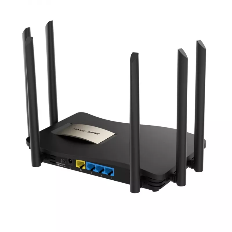 Stalinis maršrutizatorius RUIJIE RG-EW1200G PRO dviejų juostų „Wi‑Fi 5“, 1300 Mbps, 6 išorinės antenos, 4 gigabitinio eterneto prievadai