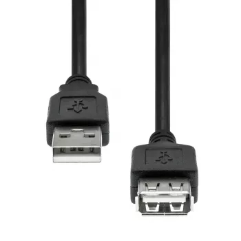 USB ilginimo kabelis ProXtend USB2AAF-003 3 m, USB A kištukas į USB A lizdą, juodas