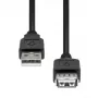 USB ilginimo kabelis ProXtend USB2AAF-003 3 m, USB A kištukas į USB A lizdą, juodas