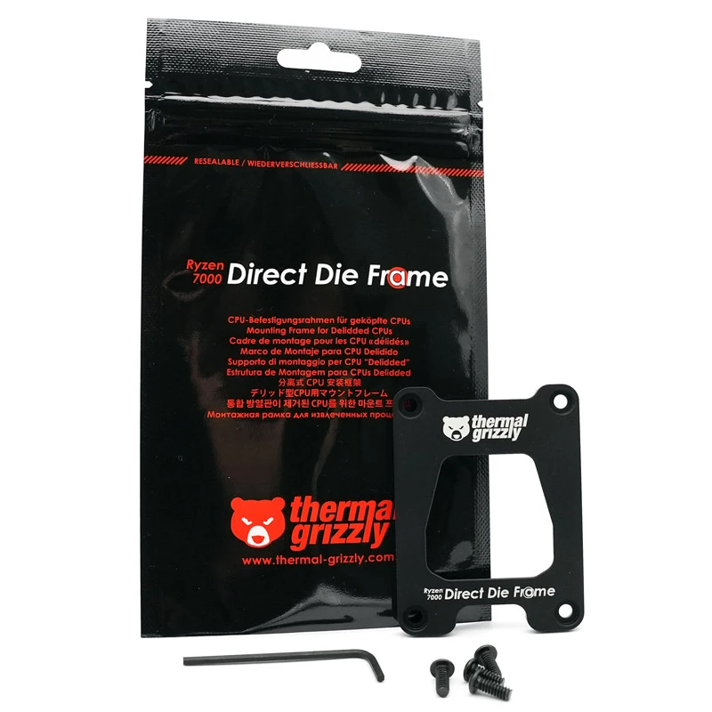 Thermal Grizzly Ryzen 7000 Direct Die Frame | Thermal Grizzly | Ryzen 7000 Direct Die Frame | Juoda | Netaikoma
