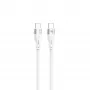 USB Type-C laidas Tellur TLL155501 1 m, PD 60W, baltas