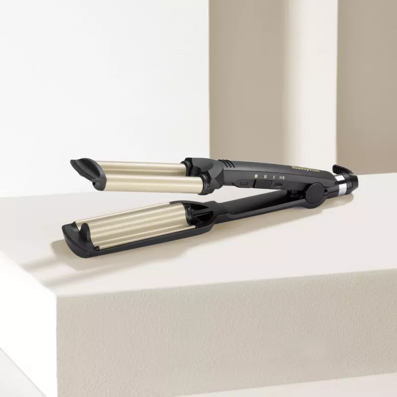BaByliss C260E EasyWaves tekstūruojantis suktukas šiltai juodas, sidabrinis 70,9 (1,8 m)