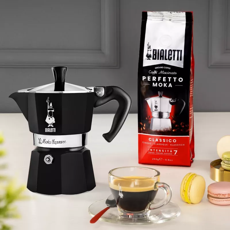 Bialetti Moka Express Moka puodas Juodas