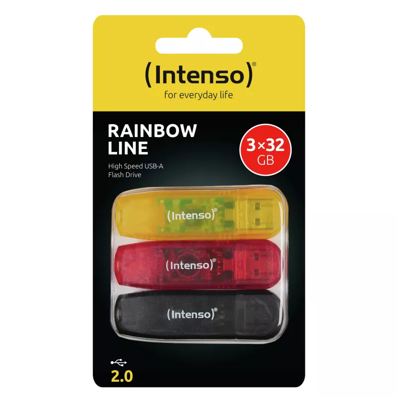 Intenso 32 GB USB atmintinė USB Type-A 2.0 Rainbow