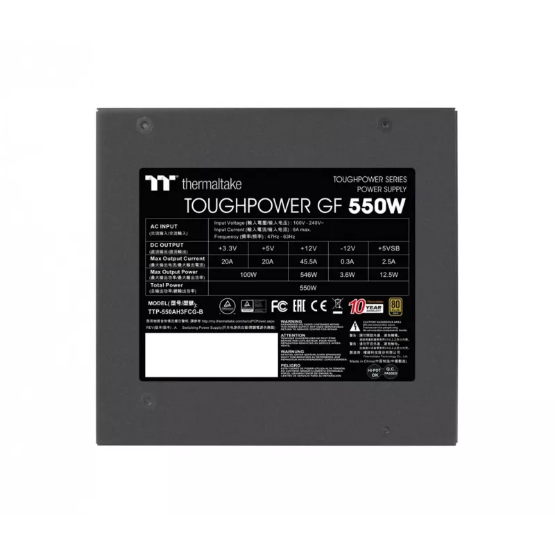 Maitinimo blokas Toughpower GF 550W modulinis 80+ Gold