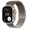 Išmanusis laikrodis Apple Watch Ultra 3 GPS + Cellular 49mm natūralaus titano korpusas su natūralaus titano Milano kilpa — 64 GB, OLED, 422 × 514, atsparus vandeniui 100 m, didelis