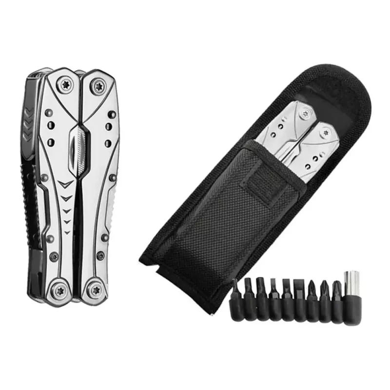 Extralink Multitool, Pocket Knife 23-in-1, with Case, Sidabrinė