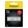 Atminties diskas Flash USB2 64GB/SIDABRINĖ 3521492 Intenso