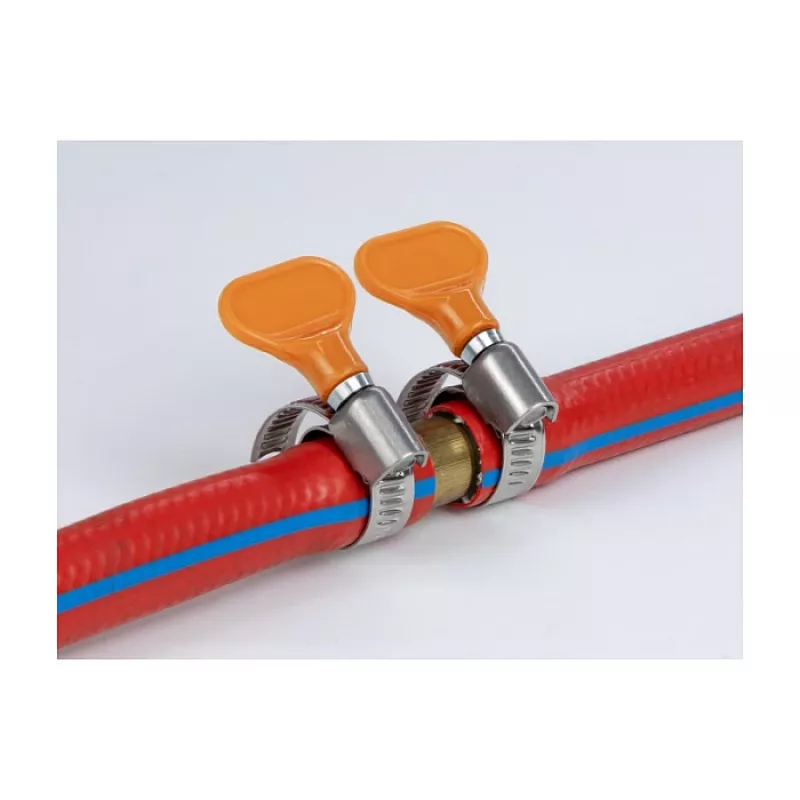 Butterfly clamp DeLOCK 400 SS 30 - 45 mm 5 pieces Oranžinė