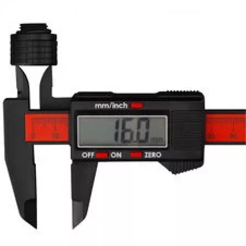Skaitmeninis slankmatis Thermalright TG Caliper 150 mm, IP54 apsauga, ABS korpusas, juodas